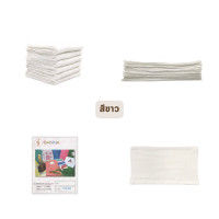 ราคา Canna ผ้าขนหนู ผ้าเช็ดหน้า ผ้าคลุมไหล่ ผ้าเช็ดตัว ตราแคนน่า สีขาว สีเข้ม ราคาโรงงาน สีขาว 27x54 นิ้ว (ต่อโหล) (12474767)