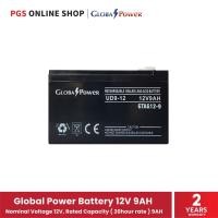 ราคา Global Power Battery 12V 9AH (แบตเตอรี่แห้ง) สำหรับเครื่องสำรองไฟ ไฟฉุกเฉิน และอุปกรณ์ไฟฟ้า 16 x 7 x 10 GLOBAL POWER สี (10462601)