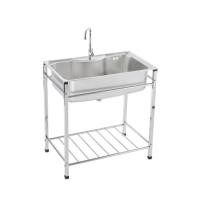 ราคา Tecnostar อ่างล้างจานพร้อมขาตั้ง 1 หลุม รุ่น TNS TT 8050 S