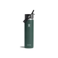 ราคา HYDRO FLASK กระติกน้ำสูญญากาศเก็บอุณหภูมิ WIDE MOUTH WITH FLEX STRAW CAP 24 OZ FIR (12421100)