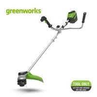 ราคา Greenworks เครื่องตัดหญ้าสะพายแบตเตอรี่ 60V (2108407TH / 2108407TH-1 ) ตัวเครื่อ2108407TH-1 (12078705)
