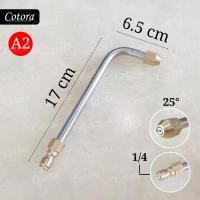 ราคา Cotora แปลงปืน หัวสวมเร็ว 1/4" ทองเหลือง ข้อต่อ ปืนฉีดน้ำแรงดันสูง ปลายปืน คอปเปอร์ ใช้ได้กับปืนฉีดน้ำหลายยี่ห้อ A2 (12193458)