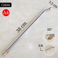 ราคา Cotora แปลงปืน หัวสวมเร็ว 1/4" ทองเหลือง ข้อต่อ ปืนฉีดน้ำแรงดันสูง ปลายปืน คอปเปอร์ ใช้ได้กับปืนฉีดน้ำหลายยี่ห้อ A4 (12193463)