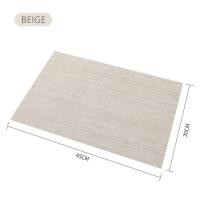 ราคา Dining Vaisselle - แผ่นรองจาน Hater Placemet PVC หรูหรา คุณภาพใช้งานดีเยี่ยม ครีม (10767788)