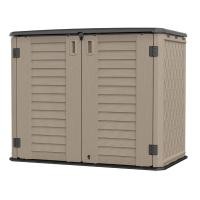 ราคา MoreShed ตู้เก็บของ ตู้เก็บของกลางแจ้ง ตู้เก็บของอเนกประสงค์ ตู้เก็บของสำเร็จรูป รุ่น M-SC003 (ตู้+ชั้นเหล็ก) ***ส่งฟรี* 127x73x104 ซม.(ตู้+ชุดชั้นเหล (12639117)