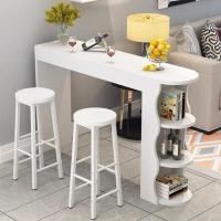 ราคา MOLESUN ชุดโต๊ะบาร์พร้อมเก้าอี้ มี 2 สีให้เลือก ขาวล้วน120*30*100 โต๊ะ+2เก้าอี้ (12642704)