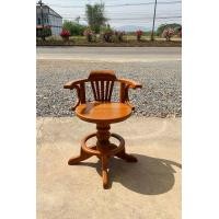 ราคา PF_Phrae | เก้าอี้บาร์ไม้สัก เก้าอี้บาร์หมุน มี2ขนาด 45x80ซม. (12641999)