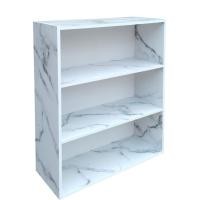 ราคา B Design ชั้นวาง 3 ช่อง แบบกว้างพิเศษ ลายหินอ่อน (10234722)