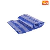 ราคา We Home ผ้าใบบพลาสติกอเนกประสงค์สำหรับปู 3 x 4 เมตร สีฟ้า-ขาว ผ้าใบพลาสติก (10567711)