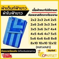 ราคา CP KASET ผ้าเต็นท์ฟ้าขาว ผ้าใบกันแดดพลาสติก หนาพิเศษ ทนความร้อน 4x5 หลา ฟ้าขาว (10781749)