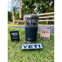 ราคา CM TACTICAL แก้ว Yeti Rambler 20oz Tumbler 100% ฝาแม่เหล็กสไลด์ Navy (12233610)