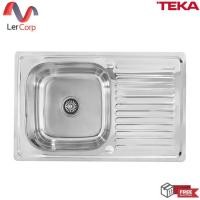 ราคา (Teka) ซิงค์ 1หลุม 1ที่พัก VIVAS801B1D(L/R)+ก๊อกน้ำเย็น (12651694)