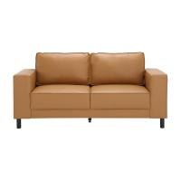 ราคา Index Living Mall โซฟา PVC 3 ที่นั่ง รุ่นโอวาโล - สีน้ำตาลอ่อน (12649488)