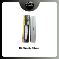 ราคา [Bostitch] 3-hole Punch 12, 15 Sheet เครื่อง เจาะกระดาษได้ 3 รู หนา 12, 15 แผ่น ตุ๊ดตู่ 15 Sheet, Silver (12644372)