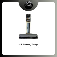 ราคา [Bostitch] 3-hole Punch 12, 15 Sheet เครื่อง เจาะกระดาษได้ 3 รู หนา 12, 15 แผ่น ตุ๊ดตู่ 12 Sheet, Gray (12644368)