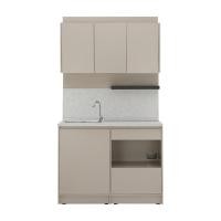 ราคา Index Living Mall ชุดครัว รุ่นเพนเน่ ขนาด 120 ซม. - สีเบจ/หินอ่อน มีซิงค์ (12650067)