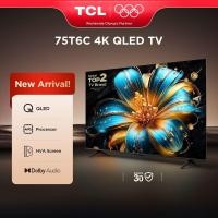 ราคา TCL ทีวี 75 นิ้ว 4K QLED Colorful Google TV รุ่น 75T6C HVA Panel ระบบปฏิบัติการ Google/AIPQ/MEMC 60 Hz/DLG 120 Hz - WIFI ดำ (12650146)