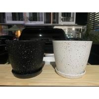 ราคา KK Garden Furniture กระถางต้นไม้ ลายหินอ่อน ขนาด 6.5 นิ้ว ขาว (10520680)