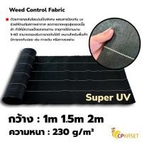 ราคา CP KASET ผ้าคลุมหญ้า ผ้าคลุมดิน พลาสติกคลุมหญ้า พลาสติกคลุมดิน แบ่งขายเป็นเมตร SUPER UV 230g หมุดพลาสติก 8“ 10ตัว (10780707)