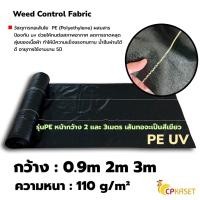 ราคา CP KASET ผ้าคลุมหญ้า ผ้าคลุมดิน พลาสติกคลุมหญ้า พลาสติกคลุมดิน แบ่งขายเป็นเมตร หมุดพลาสติก 8“ 10ตัว PE UV 110g (10780730)