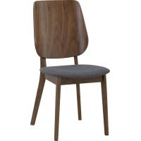ราคา Mood & Tone Furniture เก้าอี้ทานอาหารไม้เบาะผ้า รุ่น ARCHIE Grey fabric (12654378)