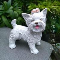 ราคา Greenery-Handmade ตุ๊กตาเรซิ่นแต่งบ้าน แต่งสวน หมาน้อยชิสุ normal (12533772)