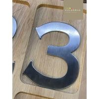 ราคา Kularbua Household & Decoration ตัวเลขบ้านเลขที่ สแตนเลสเกรด ตัวเลขสแตนเลส 10cm 3 (10511706)