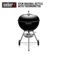 ราคา Weber Store Thailand WEBER 57cm Original Kettle Charcoal Grill with Thermometer Black 57cm Stainless Steel (10554373)