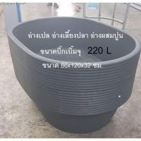 ราคา NatthaKijNTP อ่างเปล 220 ลิตร สีดำ 220l คลาสสิก ดำ (10766910)