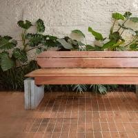 ราคา ZEEN 23 Bench 1.5m. พนักพิง ม้านั่งสนาม ม้านั่งกลางแจ้ง มานั่งในสวน 1.50m. ม้านั่งสนาม สีไม้ธรรมชาติ (10825180)