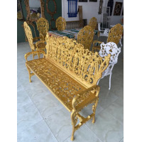 ราคา Anchisaalloy โซฟา อัลลอยด์ สไตล์ยุโรป สีทองอร่าม (10884721)