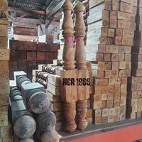 ราคา สาระไนไม้สักกลึงกลมเกรด A 3x3 นิ้ว ยาว 80 ซม. (12324300)