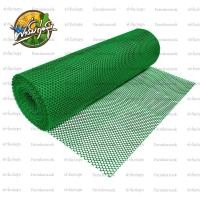 ราคา ฟาร์มก่อสุข ((แบ่งขาย)) ตาข่ายพลาสติก 6 เหลี่ยม หน้ากว้าง 90cm สีเขียว สีดำ ตะแกรง สีเขียว ตา 5 มิล (12547165)