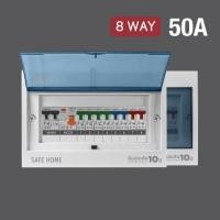 ราคา LAMPTAN ตู้เบรกเกอร์ ตู้ไฟ CONSUMER UNIT SAFE HOME 50A 8 WAY (10234078)