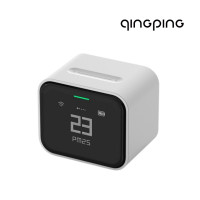 ราคา Qingping เครื่องวัดคุณภาพอากาศ รุ่น QP Lite Air Quality Monitor วัดฝุ่น PM2.5 PM10 CO2 อุณหภูมิ และความชื้น white (10958893)