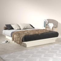 ราคา Tomato Home เตียง6ฟุต Sierra Zen bed เตียงนอน6ฟุต เตียงไม้ | เตียง Zen มินิมอล สวยเรียบง่าย | แขงแร็ง รับนนได้ 300โล TH-B-SK-01-ขาว (12227749)