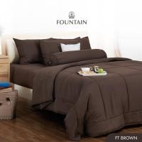 ราคา Fountain ฟาวเท้นต์ (ลายขายดี) ลายทั่วไป ผ้าห่มนวม + ผ้าปูที่นอน ฟาวเทนต์ FOUNTAIN สำหรับเตียง 3.5, 5 และ 6 ฟุต ผ้าปูที่นอน 6 ฟุต FTBROWN (12435872)