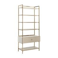 ราคา INDEX LIVING MALL ชั้นวางของ 6 ชั้น รุ่นโมนา ขนาด 90 ซม. สีเบจ/ขาวงาช้าง (12489043)