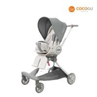 ราคา COCOGU รถเข็นเด็กปรับหมุนที่นั่งได้ พร้อมปรับเอนได้ถึง 5 ระดับ รุ่น V18, Baobaohao - V18 plus V9 - Gray (12130002)
