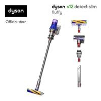 ราคา Dyson V12 Detect Slim Fluffy Cordless Vacuum Cleaner เครื่องดูดฝุ่นไร้สาย ไดสัน Iron/Nickel (12321659)
