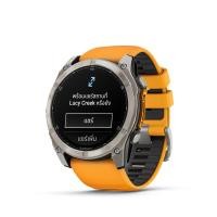 ราคา Garmin Fenix 8 Series นาฬิกาสมาร์ทวอทช์ รับประกันศูนย์ไทย 2 ปี 51mm Graphite Ti Ora (12470625)