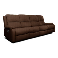 ราคา Future Living โซฟาปรับนอน แบบปรับมือ 4 ที่นั่ง รุ่น Extra Juliet ผ้าลินิน น้ำตาล (12512330)