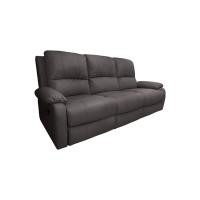 ราคา Future Living โซฟาปรับนอน แบบปรับมือ 3 ที่นั่ง รุ่น Extra Juliet พร้อมที่วางแก้ว น้ำตาลเทา หนังอิตาลี (HT) (12531106)