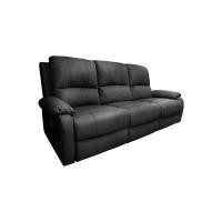 ราคา Future Living โซฟาปรับนอน แบบปรับมือ 3 ที่นั่ง รุ่น Extra Juliet พร้อมที่วางแก้ว หนัง Premium ดำ (12531097)