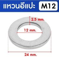 ราคา KACHA แหวนอีแปะ แหวนรอง น็อตสกรู สแตนเลส 304 M3 M4 M5 M6 M8 M10 M12 M16 / Flat Washer SUS304 DIN125 M12 (2 ชิ้น) (12614315)