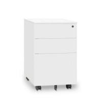 ราคา (New Model) INDESK 3 Drawers Steel Cabinet ตู้ลิ้นชักเหล็ก 3 ชั้น มีล้อเลื่อน (12655523)