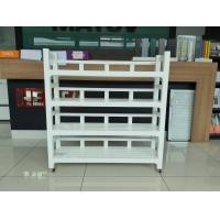 ราคา Vilann ชั้นวางของ ชั้นวางอเนกประสงค์ 3 ชั้นและ 4 ชั้น ชั้นวางของแบบมีล้อเลื่อน วัสดุ uPVC คุณภาพดี สีขาว 4 ชั้น (12660876)