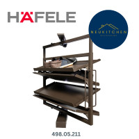 ราคา HAFELE 498.05.211 ชั้นวางรองเท้าแบบดึงออก หมุนได้ 180° (4 ชั้นวาง / 12 คู่) (12658426)