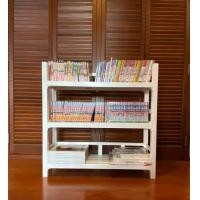 ราคา Vilann ชั้นวางของ ชั้นวางอเนกประสงค์ 3 ชั้นและ 4 ชั้น ชั้นวางของแบบมีล้อเลื่อน วัสดุ uPVC คุณภาพดี สีขาว 3 ชั้น (12660875)