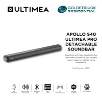 ราคา Apollo S40 Ultimea Pro Detachable Soundbar U3301 BLACK (12659629)